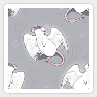 Heart Rat Sticker